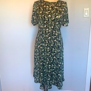Asos crew neck dress with a flared skirt size 4